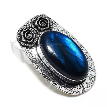 Labradorite Gemstone 925 Sterling Silver Jewelry Gift Pendant 1.97 F5M27