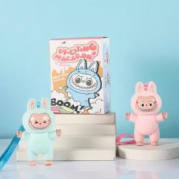 Labubu Фигурка Слепая Коробка Юбилейная Коллекция Модель Настольные Украшения Игрушка Орнамент Шарнирная Подвижная Игрушка Детский Подарок