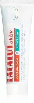 Lacalut Aktiv Toothpaste Protection for Teeth and Gums TU прозрачный