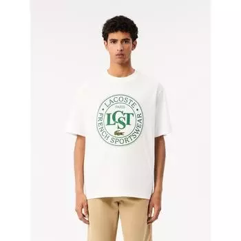 Lacoste Мужская футболка с коротким рукавом и графическим принтом TH2753 54N 001 Q2NTH2753 54N001 003