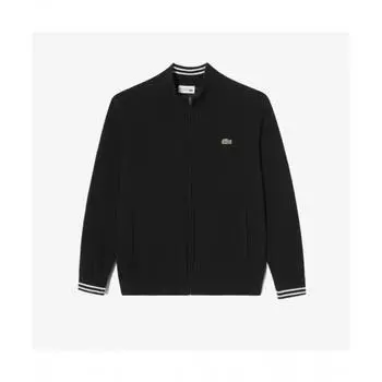 LacoSte Men S High Neck Zip Up Sweater [black] 003
