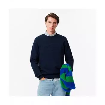 LacoSTe Men S Holiday Croc Crewneck T ShirT [navy] 004