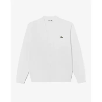 LacoSte Men S Lecture Pique Solid Cardigan Ah203e 54g 001 005