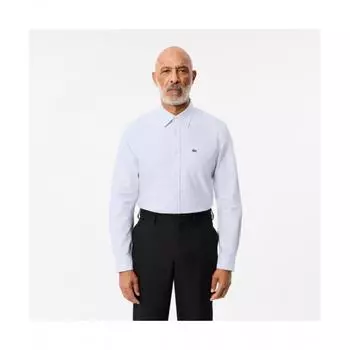 LacoSte Men S Oxford Stripe Shirt [blue] 038