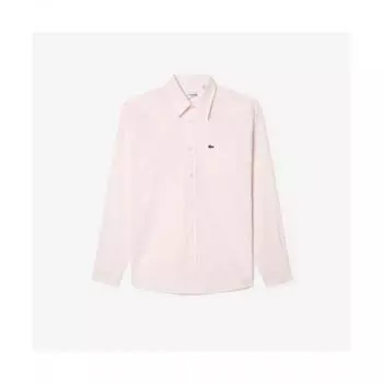 LacoSte Men S Oxford Stripe Shirt [pink] 040