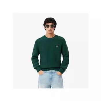 LacoSte Мужской пуловер из шерсти в рубчик Ah3142 54n Yzp q2nAh3142 54nYzp 003