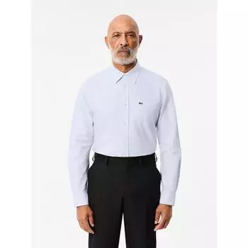 Lacoste Мужская рубашка Oxford Stripe CH7552 54N E7B Q2NCH7552 54NE7B 038