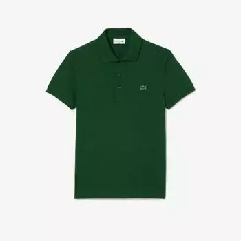 LACOSTE Мужская базовая рубашка-поло Slim Fit [зеленая]