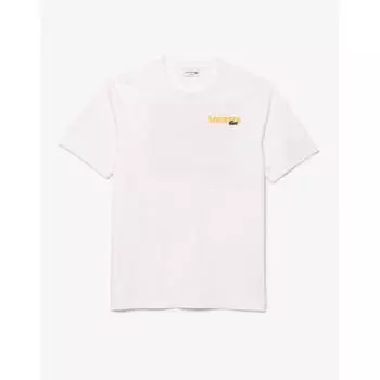 Lacoste Мужская летняя футболка с принтом «пигмент» TH7544 54 г 001 004