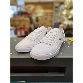 Lacoste Мужские кроссовки Sideline Pro SIDELINE PRO ABC 7 45CMA0039 WHT LT GRY