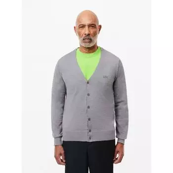 LACOSTE мужской кардиган из мериносовой шерсти с V-образным вырезом AH5665 54N YRD Q2NAH5665 54NYRD 003
