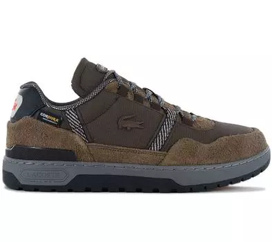 LACOSTE T-Clip Winter Low 224 - Мужские кроссовки Зимняя обувь Cordura Brown 748SMA00377B8 ОРИГИНАЛ EU 44 UK 9.5 коричневый