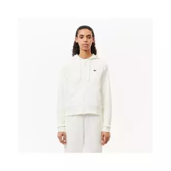 LacoSTe Women S eSSenTialS Hooded Zip Up T ShirT Sf9213 54n 70v 034