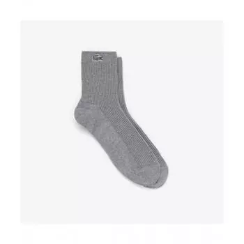 LacoSte Women S Ribbed SockS [melange Gray] 0TU