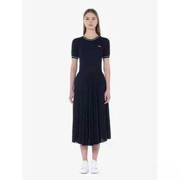 Lacoste Женская трикотажная плиссированная юбка JF805E 54G 166 Q2NJF805E 54G166 038