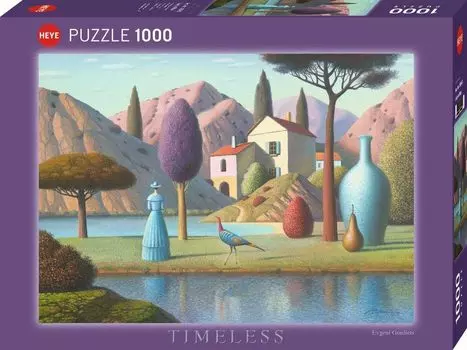 Lady In 1000 Teiles Blue