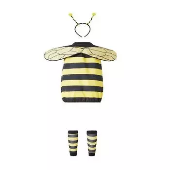 Ladybug And Bee Cosplay Clothing With Winged Design For Halloween Party Dress Up S
