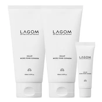 LAGOM Celeb Micro Foam Cleanser 150 мл 2 шт + 30 мл, 1 набор