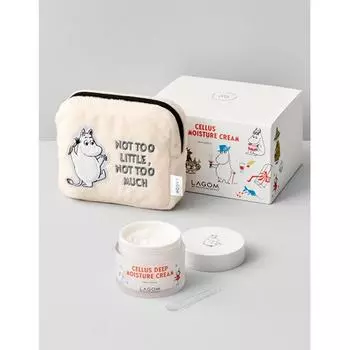 Lagom Moomin Edition Cellars Deep Moisture Cream 60 мл + Специальный набор с косметичкой Муми-тролль + Бесплатная сумка для покупок