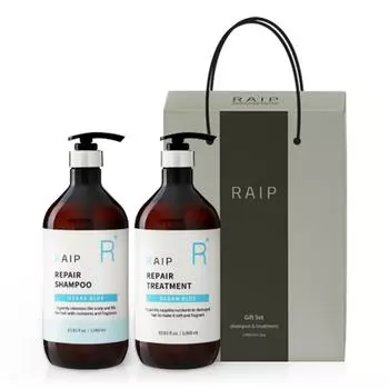 Laib Repair Shampoo 1L + Treatment 1L Ocean Blue Подарочный набор, 1 набор