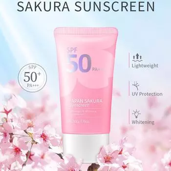 LAIKOU Sakura Sunscreen 50g Увлажняющие средства по уходу за кожей 50g