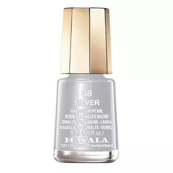 Лак для ногтей Mavala 38 Silver 5 мл