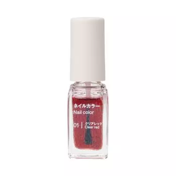 Лак для ногтей MUJI прозрачный красный 5 мл 83916978