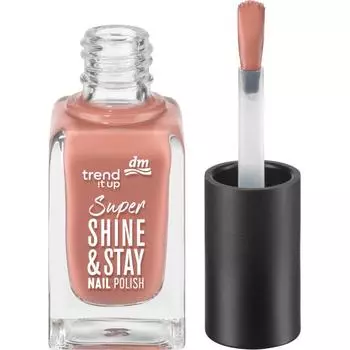 Лак для ногтей Trend It Up Super Shine & Stay 760 Коричневый 8 мл