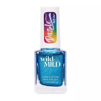 Лак для ногтей Wild & Mild Dazzle Effect с сапфировыми глазами 12 мл