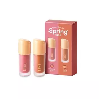 [LAKA] Fruity Glam Tint Mini Duo (#Весенний тон) 1,9 г*2 шт.