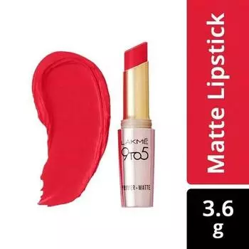 Lakme 9 To 5 Primer Plus Matte Lip Color Red Letter 3,6 г красный