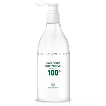 Lalapoli Jeju Fresh Алоэ Вера Успокаивающий гель 100%, 300мл, 1 шт.