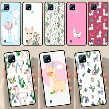 Lama Llama Alpacas For OnePlus 10 Pro 9 Pro 8T 9R Nord2 Case For Realme 9 8 Pro 8i 9i C35 GT Neo 2 3 Master OnePlus 9R