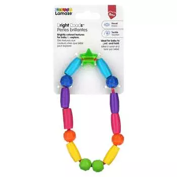 Lamaze, Bright Bead, teething toy, 3+ months, 1 teething toy