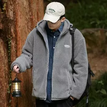 Lamb s Wool Jacket, Cotton Coat, New Tops, Couple s Style, Cotton Padded Jacket, Thickened Cotton Coat, Men s Clothing M