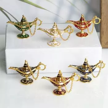Лампа Аладдина, винтажная легенда, волшебный джинн, желающий свет, настольный декор, поделки, домашнее свадебное украшение, подарок для вечеринки, домашний декор