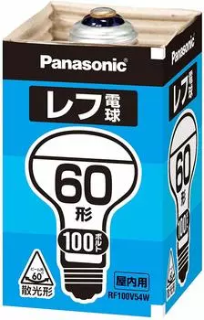 Лампочка Panasonic reflex 100 В 60 Вт тип цоколя E26 [Набор 10] RF100V54W/D-10SET