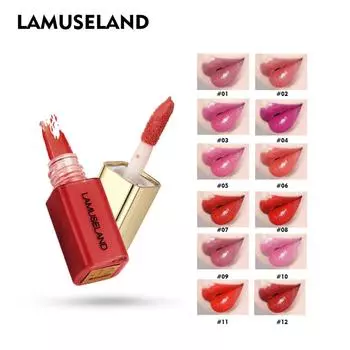 LAMUSELAND 12 цветов милый мини-бархатный увлажняющий блеск для губ питательная жидкая помада 3,5 г