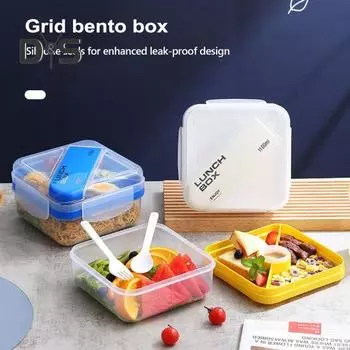 Ланч-бокс Bento, 2 отделения, двухслойный, с контейнером для соуса, многоразовая герметичная коробка для порк, Beto Box, товары для дома