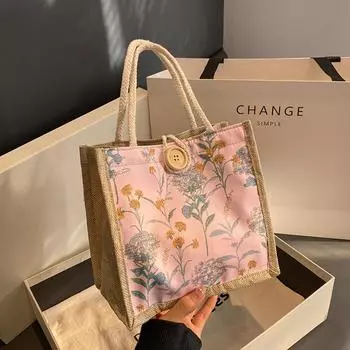 Ланч-бокс Bento bag Женская мода 2024 года на выход Сумка на одно плечо Универсальная студенческая сумка
