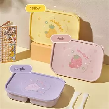 Ланч-бокс для детей с отделениями Bento Lunchbox для школьников, герметичные детские ланч-боксы для еды, новые