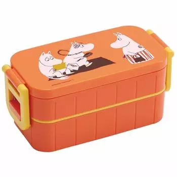Ланч-бокс Skater 2 Tier 600 мл Ланч-бокс Moomin Color Сделано в Японии YZW3