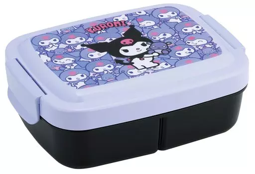 Ланч-бокс Skater Kids с куполообразной формой и встроенным разделителем 840 мл Kuromi Ushiro Shiro Sanrio Сделано в Японии P84