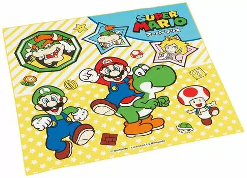 Ланч-бокс Skater Lunch Cross 43 x 43 см Super Mario Boys Сделано в Японии KB4-A