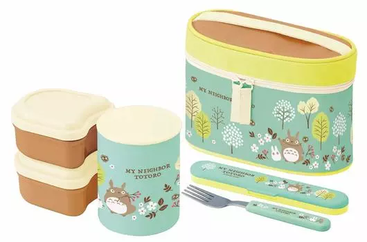 Ланч-бокс Skater Thermal Lunch Jar Мой сосед Тоторо Поле 560 мл KCLJC6