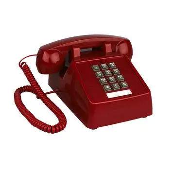 Стационарные телефоны для домашнего офиса, отеля, школы, проводной однолинейный тяжелый настольный базовый телефон для пожилых людей, классический телефон в стиле ретро