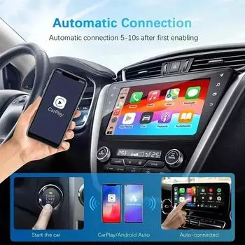 LANGJING 2024 Автомобильные интеллектуальные системы AI Box CarPlay интеллектуальные системы электронных устройств Android Auto Wireless CarPlay