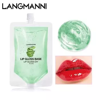 LANGMANNI новый прозрачный блеск для губ DIY, основа для глазури, увлажняющая и увлажняющая 20ml red