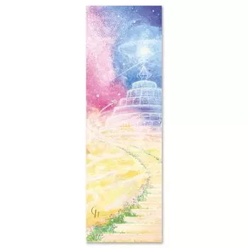 Language LLC Silk Lexel Half Scarf Akashic A mysterious stole wrapped in a sacred geometry pattern Light Language Card Flower of Life [Light Card] жёлтый