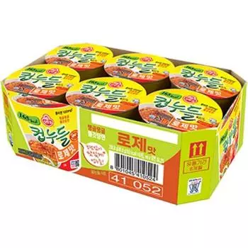 Лапша Ottogi Cup Noodles со вкусом розы 49,8 г, 6 шт.